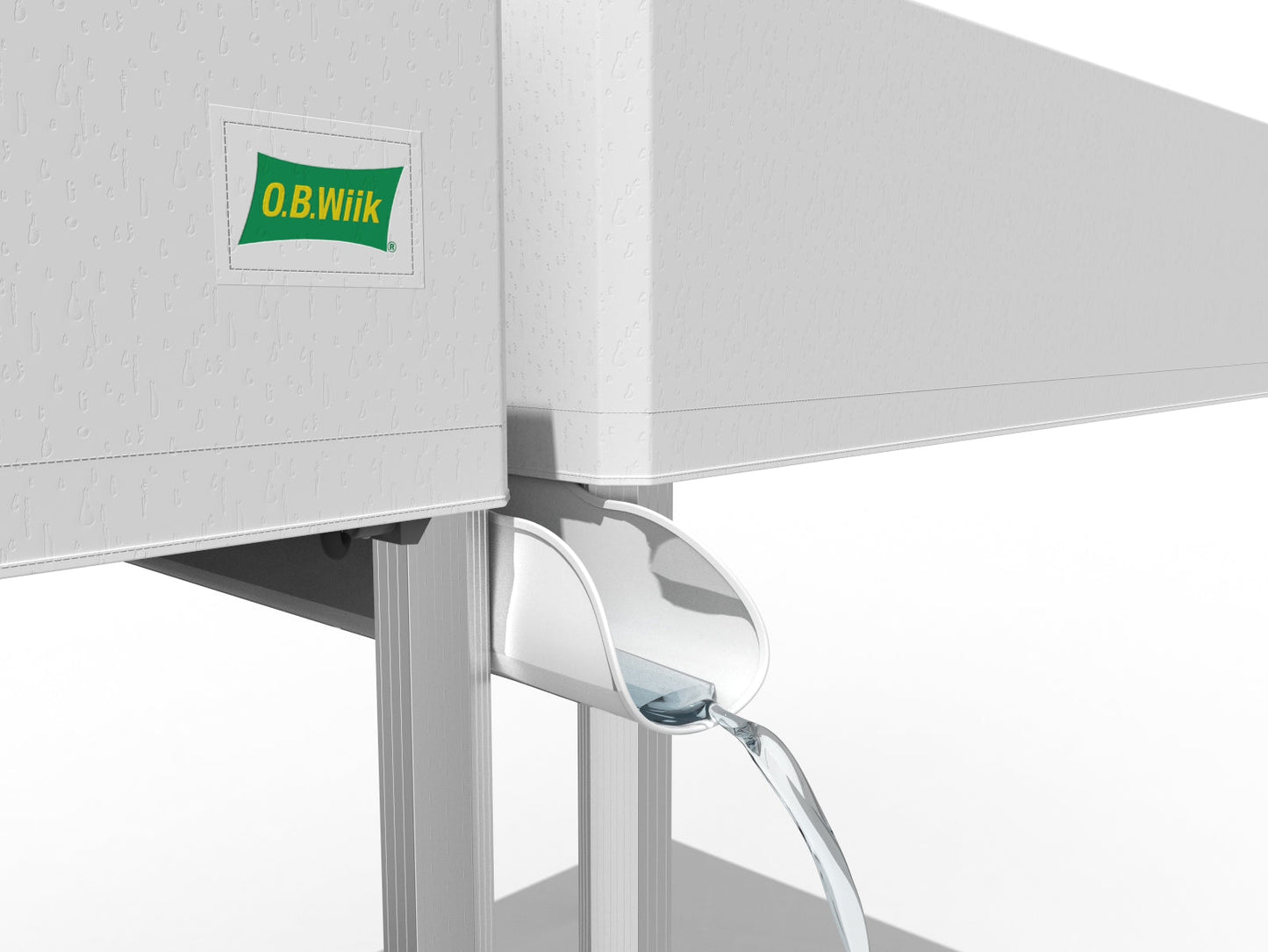TELT TAKRENNER QUICKUP 8M HVIT