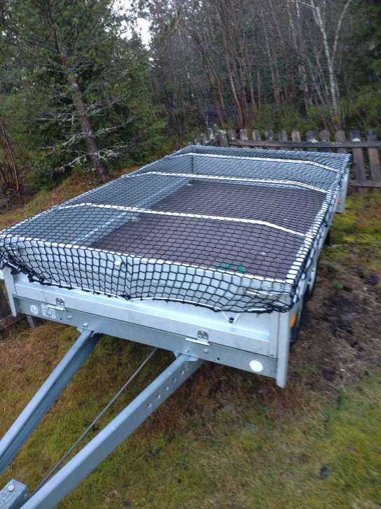 Lastenett 1,80 x 3m. 3/45 PE Sort