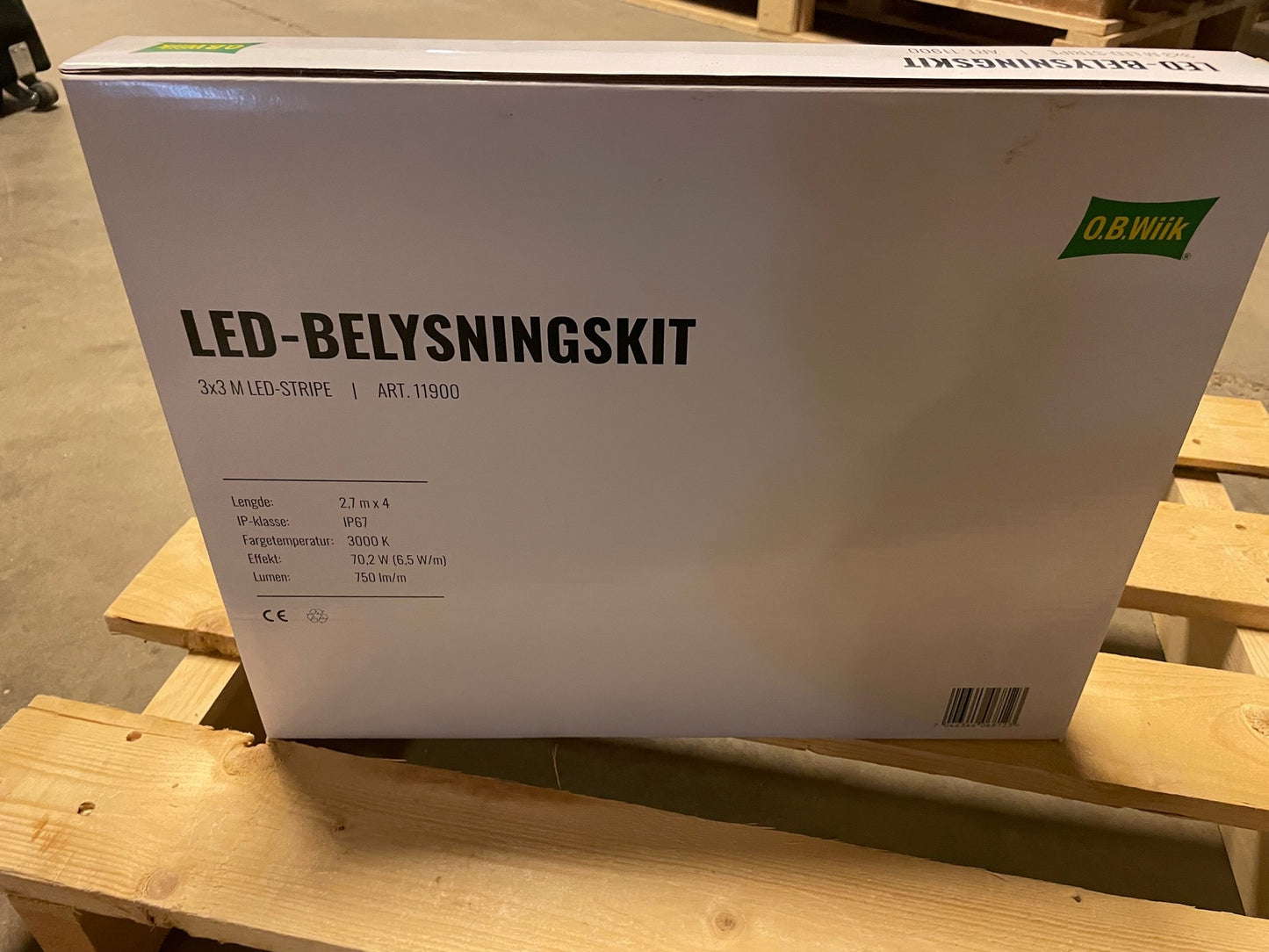 LED belysningskit 3x3m