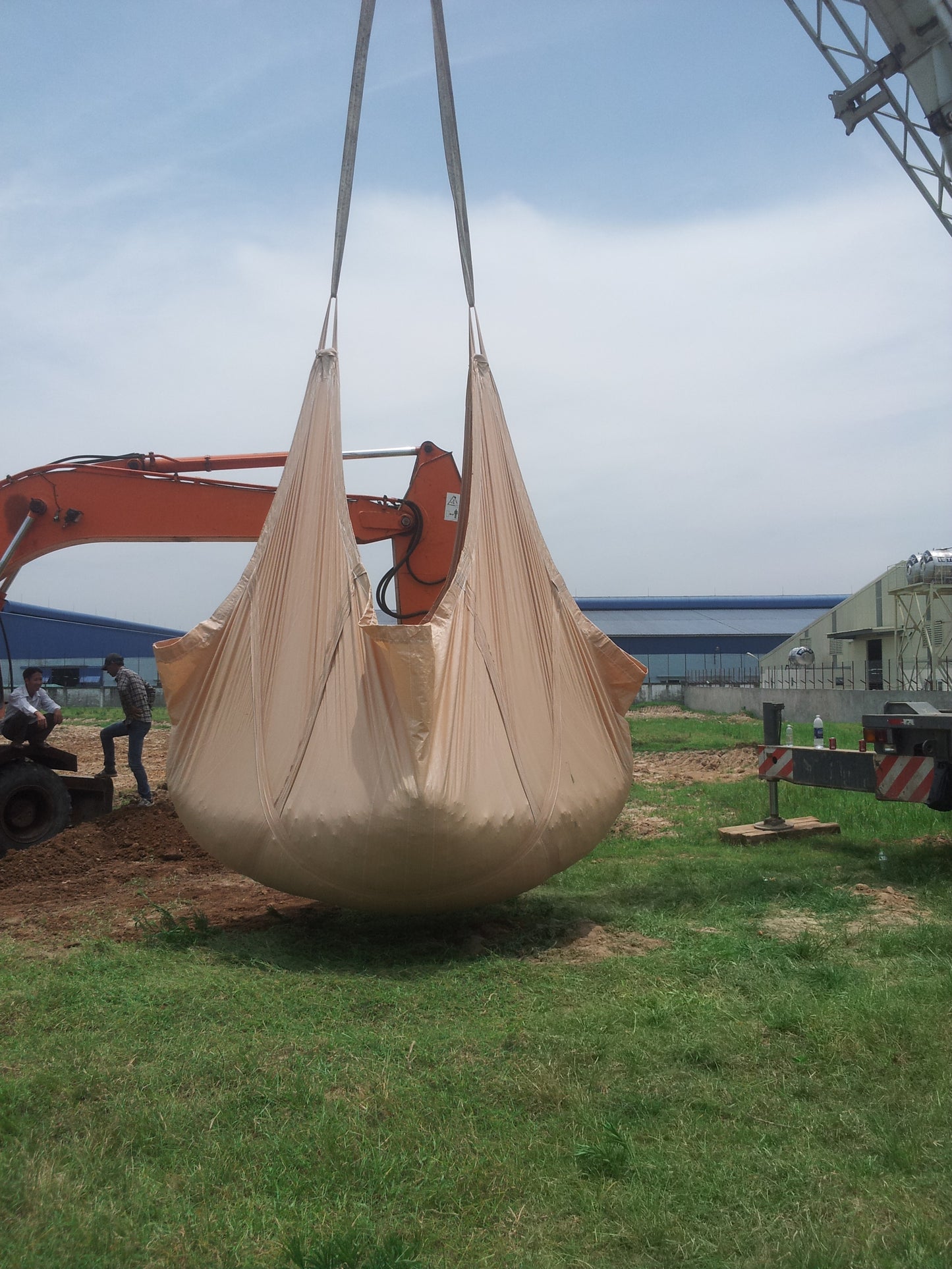 Løfteseil (Snøseil) PP 5,8x5,8m