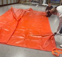 Snøseil Anti-skli overflate 5,8x5,8m