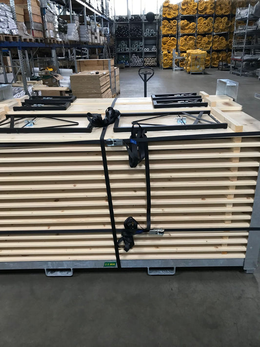 Stålpall Bord/Benksett